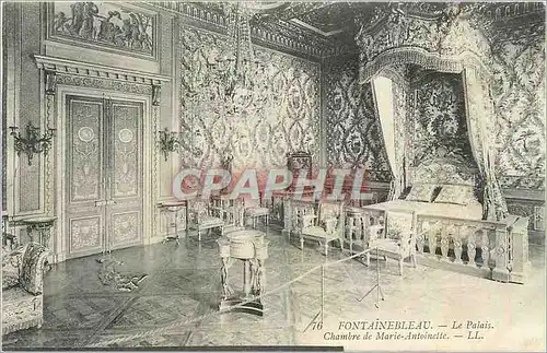 Cartes postales Fontainebleau Le Palais Chambre de Marie Antoinette