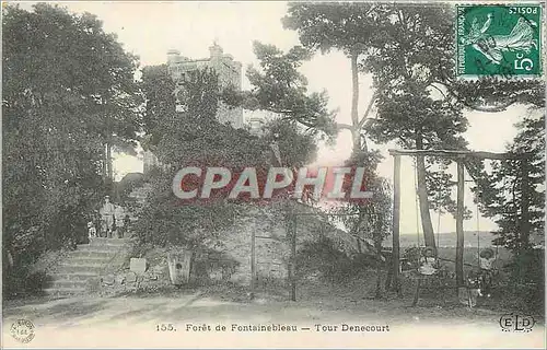 Cartes postales Foret de Fontainebleau Tour Denecourt