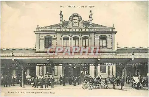 Ansichtskarte AK Vichy Gare de Vichy