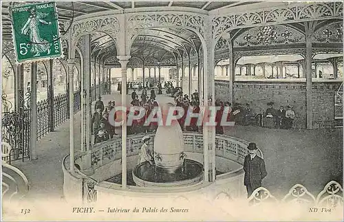 Cartes postales Vichy Interieur du Palais des Sources