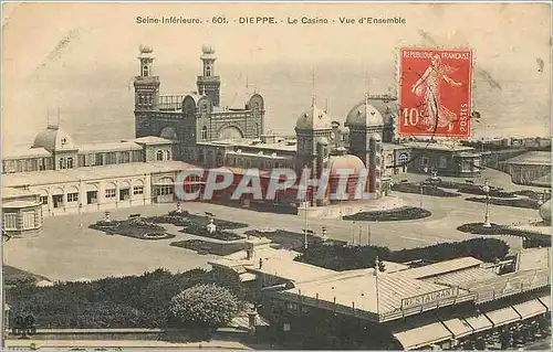 Cartes postales Dieppe Le Casino Vue d'Ensemble