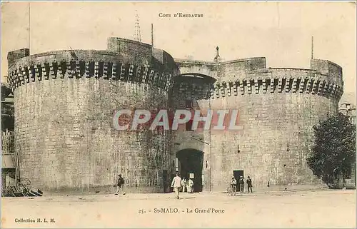 Cartes postales St Malo La Grand Porte