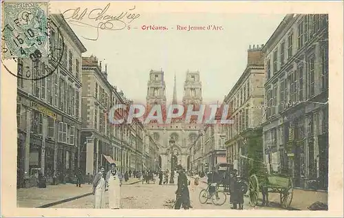 Cartes postales Orleans Rue Jeanne d'Arc