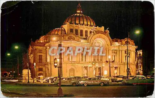 Cartes postales moderne Vista Nocturna del Palacio de la Bellas Artes