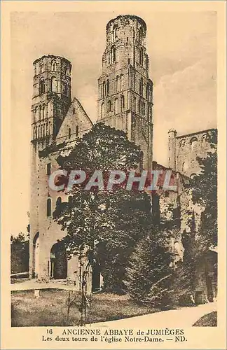 Cartes postales Ancienne Abbaye de Jumieges