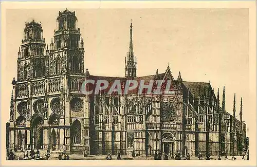 Cartes postales Orleans La Cathedrale Sainte Croix