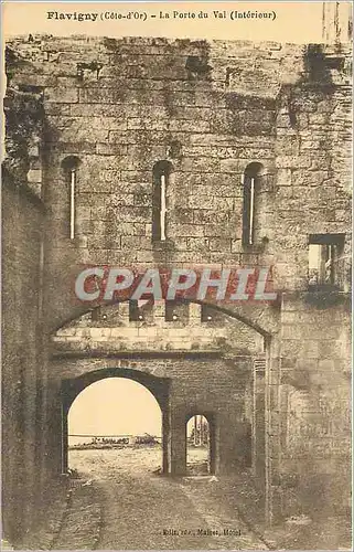 Cartes postales Flavigny Cote d'Or La Porte du Val Interieur