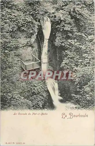 Cartes postales La Bourboule La Cascade du Plat a Barbe