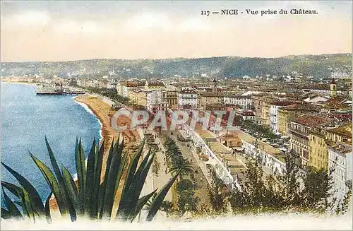 Cartes postales Nice Vue prise du Chateau