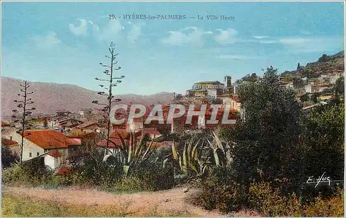 Ansichtskarte AK Hyeres les Palmiers La Ville Haute