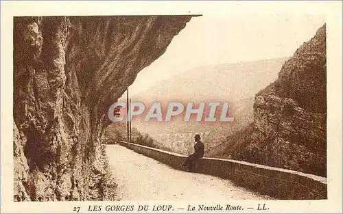 Ansichtskarte AK Les Gorges du Loup La Nouvelle Route