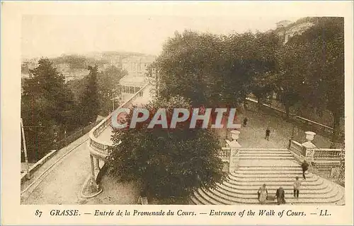 Ansichtskarte AK Grasse Entree de la Promenade du Cours