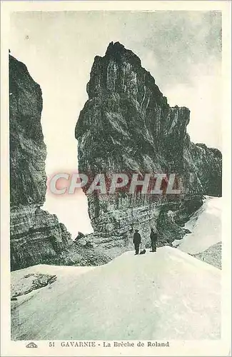 Cartes postales Gavarnie La Breche de Roland