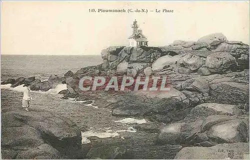 Ansichtskarte AK Ploumanach C du N Le Phare