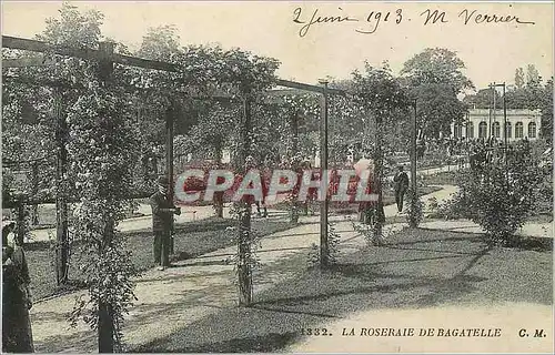 Cartes postales La Roseraie de Bagatelle