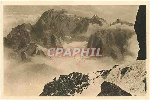 Ansichtskarte AK Massif du Mont Blanc Glacier du Geant