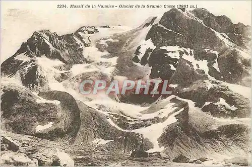 Ansichtskarte AK Massif de la Vanoise Glacier de la Grande Casse