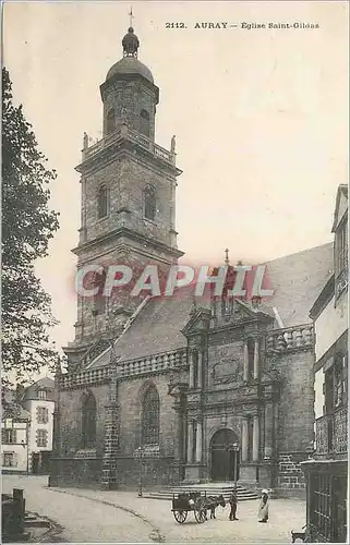 Ansichtskarte AK Auray Eglise Saint Gildas