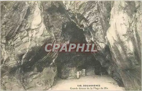 Ansichtskarte AK Douarnenez Grande Grotte de la Plage du Ris