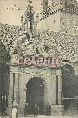 Cartes postales Carnac Portail de l'Eglise