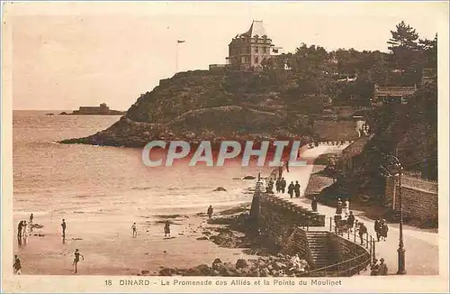 Ansichtskarte AK Dinard La Promenade des Allies et la Pointe du Moulinet