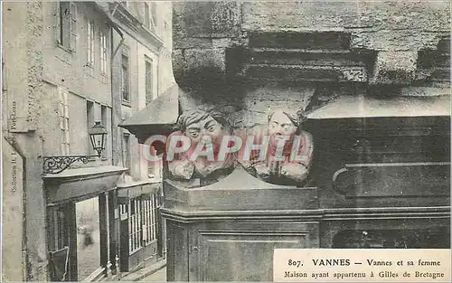 Cartes postales Vannes et sa femme