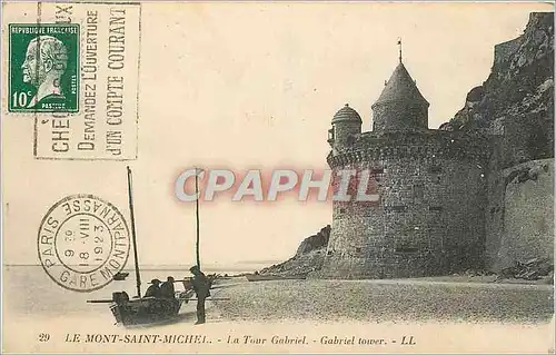 Cartes postales Le Mont Saint Michel La Tour Gabriel