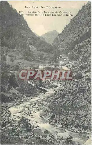 Cartes postales Cauterets Le Gaye de Cauterets Etablissements du petit Saint Sauveur et du Pre