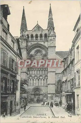 Cartes postales Lisieux Cathedrale Saint Pierre le Portail Sud