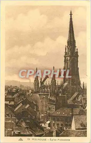 Cartes postales Mulhouse Eglise Protestante