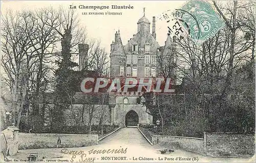 Cartes postales Montmort Le Chateau La Porte d'Entree