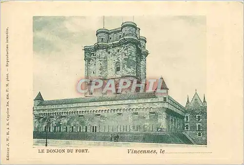 Cartes postales Le Donjon du Fort Vincennes
