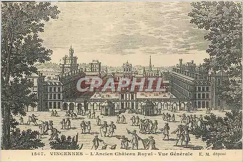 Ansichtskarte AK Vincennes L'Ancien Chateau Royal Vue Generale