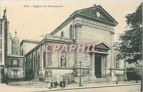 Cartes postales Eglise de Vincennes