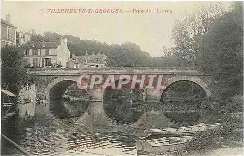 Cartes postales Villeneuve St Georges Pont de l'Yerres