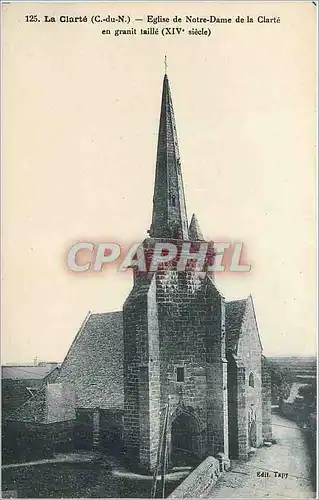 Ansichtskarte AK La Clarte C du N Eglise de Notre Dame de la Clarte en granit taille