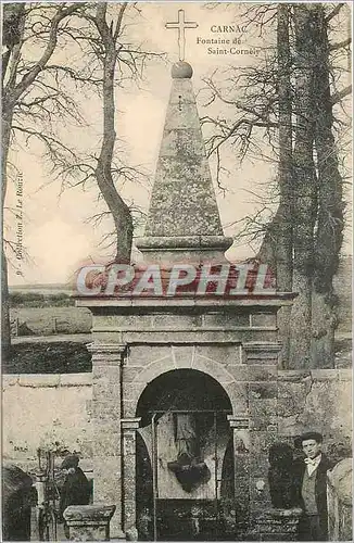Cartes postales Carnac Fontaine de Saint Cornely