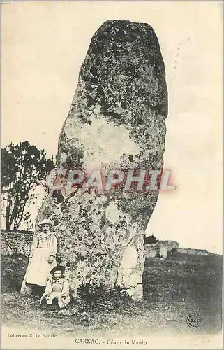 Cartes postales Carnac Geant du Manio