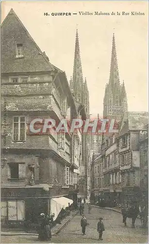 Cartes postales Quimper Vieilles Maisons de la Rue Kereon