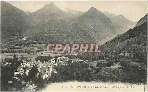Cartes postales Pierrefitte H Pyr Villeongue et les Pics