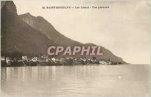 Cartes postales Saint Gingolph Lac Leman Vue generale