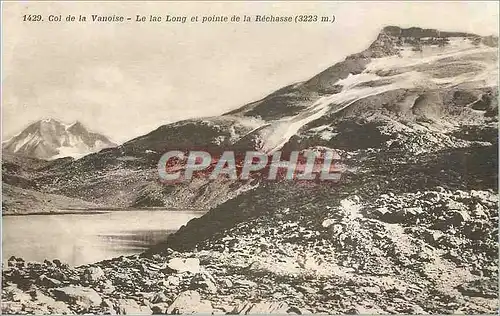 Ansichtskarte AK Col de la Vanoise Le lac Long et Pointe de la Rechasse