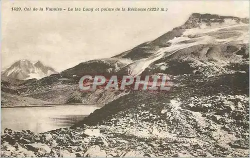 Cartes postales Col de la Vanoise Le lac Long et Pointe de la Rechasse
