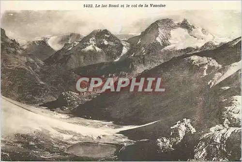 Cartes postales Le Lac Rond et le col de la Vanoise