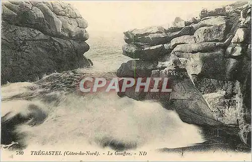 Cartes postales Tregastel Cotes du Nord Le Gouffre