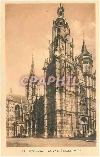 Cartes postales Evreux La Cathedrale