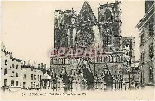 Cartes postales Lyon La Cathedrale Saint Jean