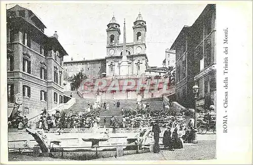 Cartes postales Roma Chiesa della Trinita dei Monti