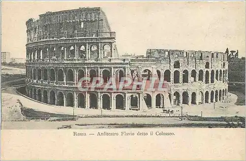 Cartes postales Roma Anfiteatro Flavio detto il Colosseo