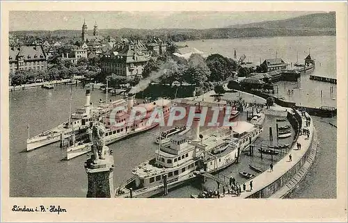 Cartes postales Lindau Hofen Bateaux